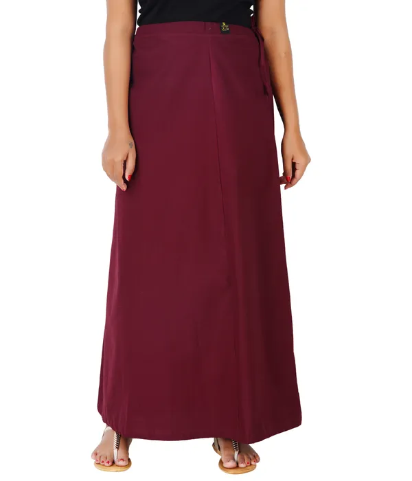 Cotton_Inskirt_/_Petticot-Rosewood_Maroon