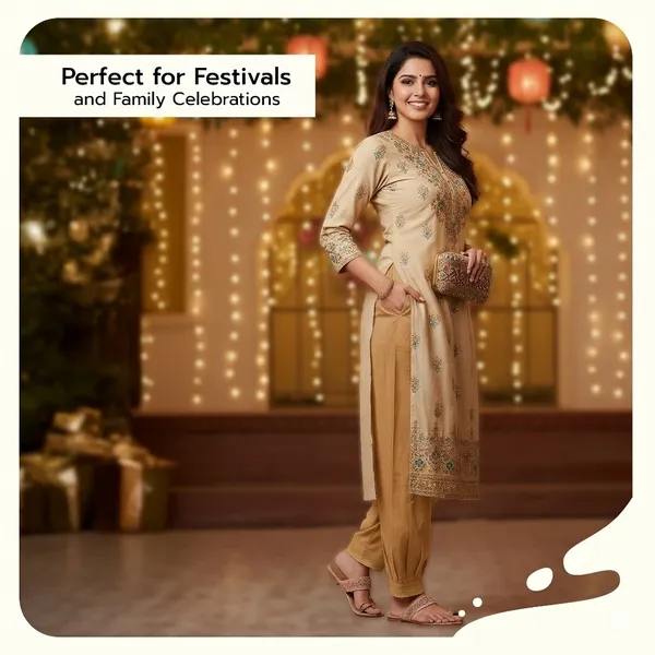 Mustard_Yellow__Cotton_Afghani_Salwar_Pant_with_Lace_Embroidery_for_Women__�_Elastic_Waist,_Comfortable_Loose_Fit_Bottoms_for_Casual,_Ethnic_-_All_Day_Comfort_Wear_with_Drawstring