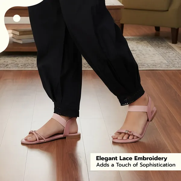 Black_Cotton_Afghani_Salwar_Pant_with_Lace_Embroidery_for_Women__�_Elastic_Waist,_Comfortable_Loose_Fit_Bottoms_for_Casual,_Ethnic_-_All_Day_Comfort_Wear_with_Drawstring