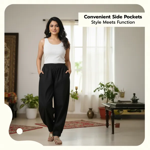 Black_Cotton_Afghani_Salwar_Pant_with_Lace_Embroidery_for_Women__�_Elastic_Waist,_Comfortable_Loose_Fit_Bottoms_for_Casual,_Ethnic_-_All_Day_Comfort_Wear_with_Drawstring