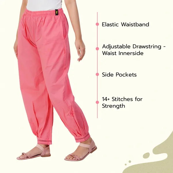Navy_Blue__Cotton_Afghani_Salwar_Pant_with_Lace_Embroidery_for_Women__�_Elastic_Waist,_Comfortable_Loose_Fit_Bottoms_for_Casual,_Ethnic_-_All_Day_Comfort_Wear_with_Drawstring