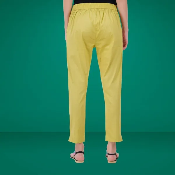 Green_Banana_Cotton_Lycra_Stretch_Tech_Pants_For_Women_-_Ankle_Length_Solid_Trousers_With_2_Side_Pockets_-_Stylish_For_Office,_College,Work