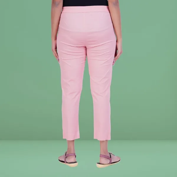 Peach_Pink_Cotton_Lycra_Stretch_Tech_Pants_For_Women_-_Ankle_Length_Solid_Trousers_With_2_Side_Pockets_-_Stylish_For_Office,_College,Work