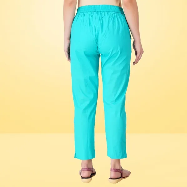 Rama_Green_Cotton_Lycra_Stretch_Tech_Pants_For_Women_-_Ankle_Length_Solid_Trousers_With_2_Side_Pockets_-_Stylish_For_Office,_College,Work
