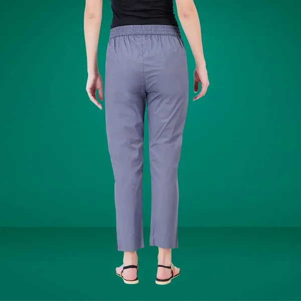 Steel_Grey_Cotton_Lycra_Stretch_Tech_Pants_For_Women_-_Ankle_Length_Solid_Trousers_With_2_Side_Pockets_-_Stylish_For_Office,_College,Work