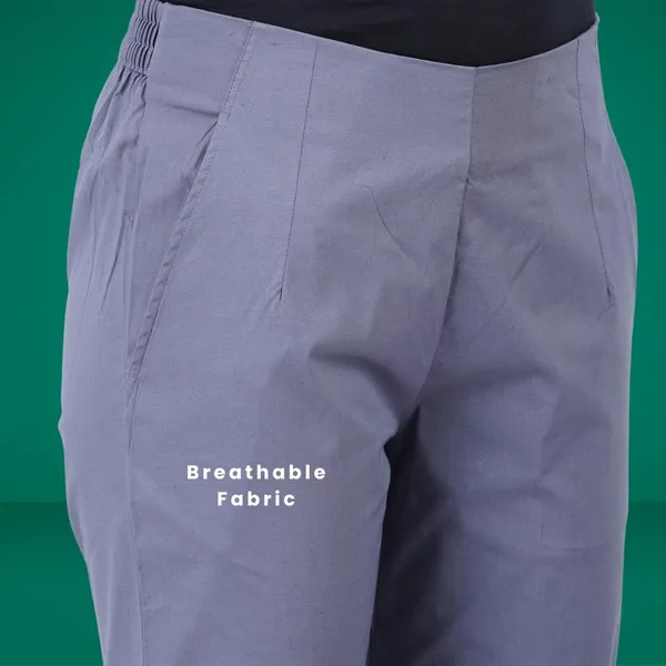 Steel_Grey_Cotton_Lycra_Stretch_Tech_Pants_For_Women_-_Ankle_Length_Solid_Trousers_With_2_Side_Pockets_-_Stylish_For_Office,_College,Work