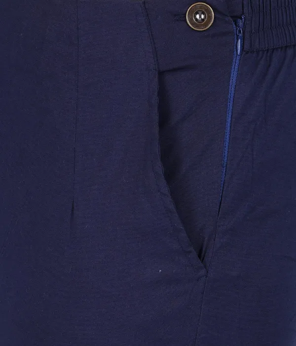 Midnight_Blue_Stylish_Stretch_Lycra_Cotton_Cropped_Ankle_Trousers_Pant_For_Women,_Half-Elasticated_Waist,_Side_Zipper_&_Pocket,_Straight_Fit_Smart_Wear_-_Work_Office_Outdoor