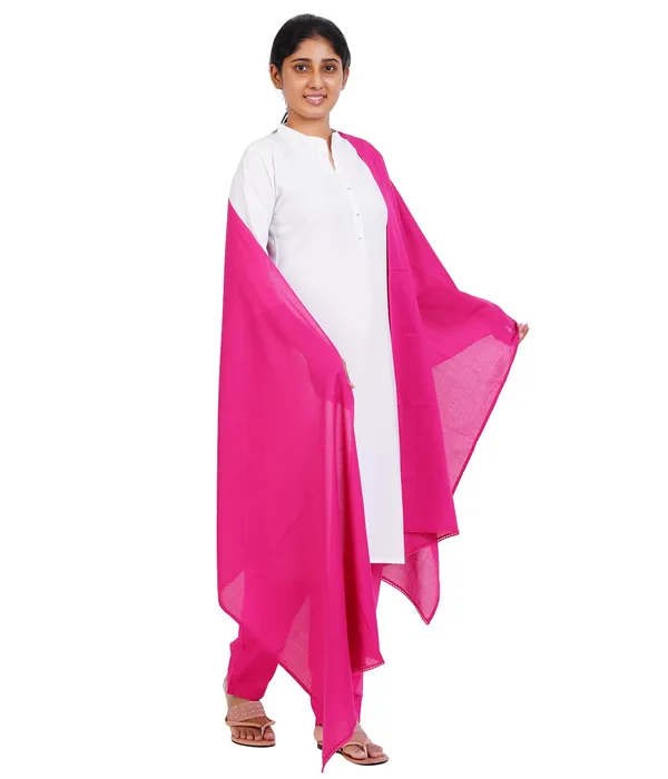 Apple_Peach_Soft_100%_Cotton_Dupatta_-_Breathable_Plain_Solid_Colours_For_Women_-_25_Meter_Stylish_Lightweight_Shawl/Scarf_For_Everyday_Use