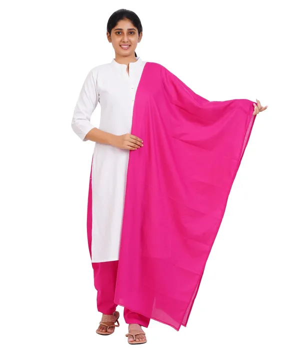 Apple_Peach_Soft_100%_Cotton_Dupatta_-_Breathable_Plain_Solid_Colours_For_Women_-_25_Meter_Stylish_Lightweight_Shawl/Scarf_For_Everyday_Use