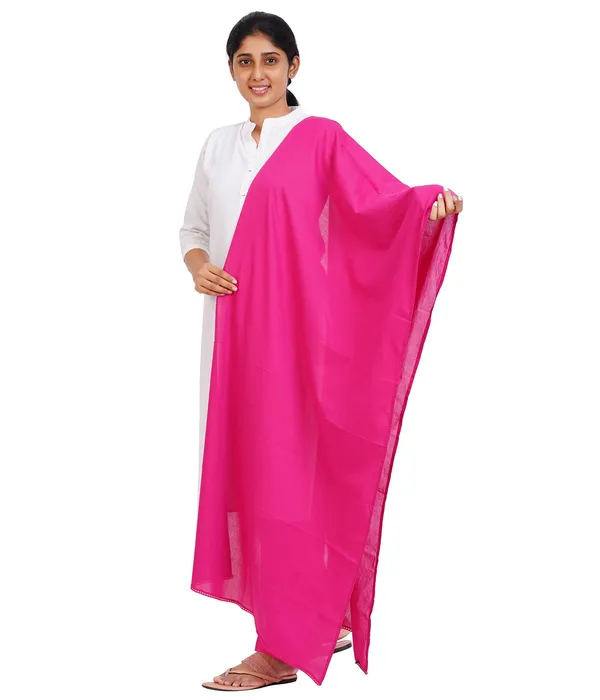Apple_Peach_Soft_100%_Cotton_Dupatta_-_Breathable_Plain_Solid_Colours_For_Women_-_25_Meter_Stylish_Lightweight_Shawl/Scarf_For_Everyday_Use