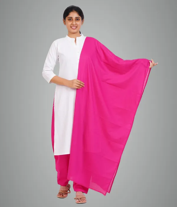 Apple_Peach_Soft_100%_Cotton_Dupatta_-_Breathable_Plain_Solid_Colours_For_Women_-_25_Meter_Stylish_Lightweight_Shawl/Scarf_For_Everyday_Use