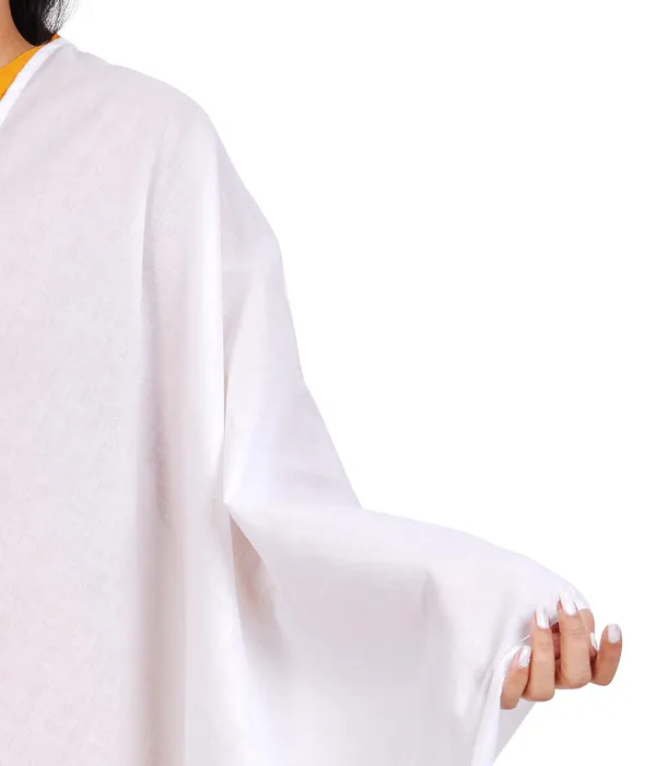 Blanco_White_Soft_100%_Cotton_Dupatta_-_Breathable_Plain_Solid_Colours_For_Women_-_25_Meter_Stylish_Lightweight_Shawl/Scarf_For_Everyday_Use
