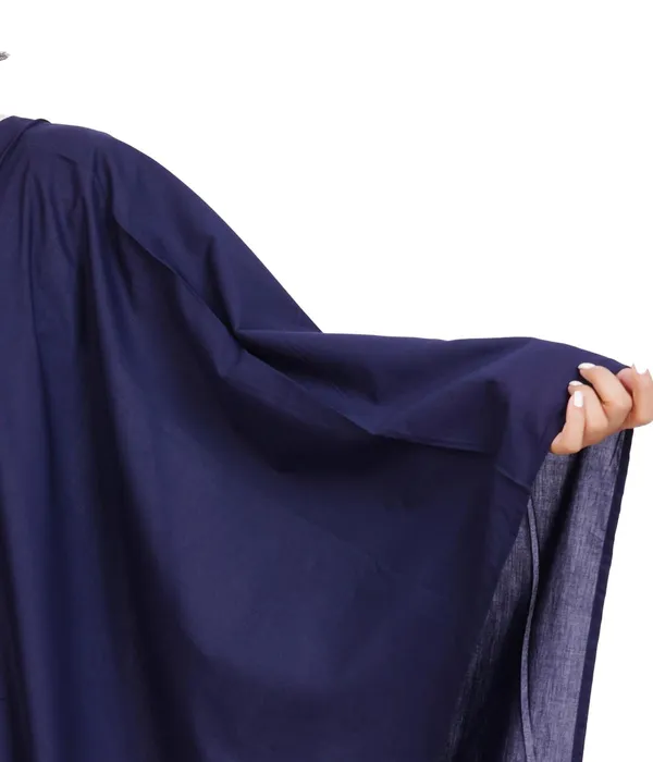 Midnight_Blue_Soft_100%_Cotton_Dupatta_-_Breathable_Plain_Solid_Colours_For_Women_-_25_Meter_Stylish_Lightweight_Shawl/Scarf_For_Everyday_Use