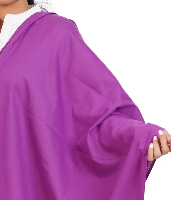 Magenta_Violet_Soft_100%_Cotton_Dupatta_-_Breathable_Plain_Solid_Colours_For_Women_-_25_Meter_Stylish_Lightweight_Shawl/Scarf_For_Everyday_Use