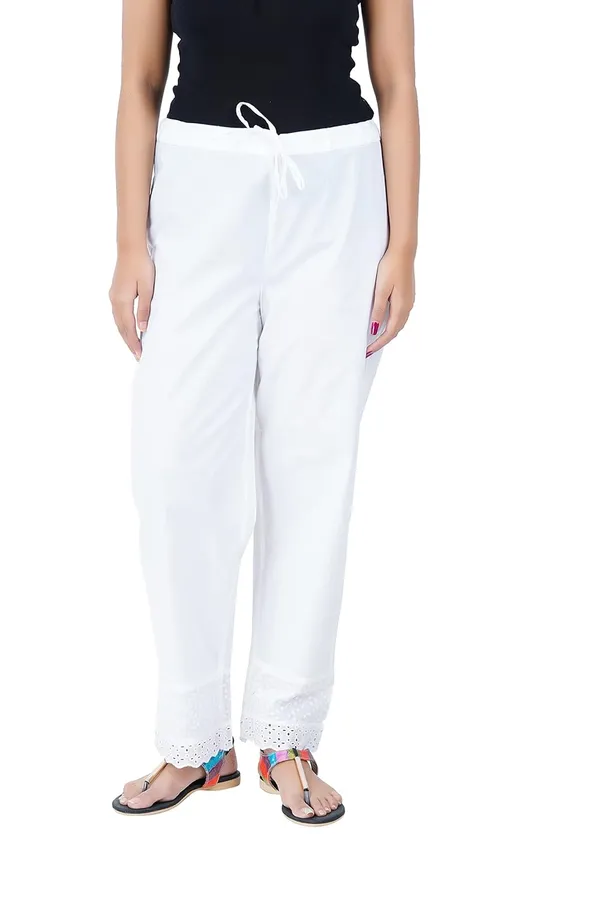 Blanco_White_Ethnic_Hokaba_Work_100%_Cotton_Pant_For_Women,_Crafted_Stylish_Trouser,_Drawstring_Comfort_-_For_Office,_Party_&_Outdoor_Wear