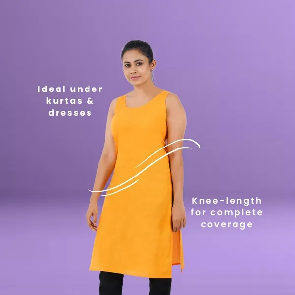 Apricot_Orange_Full_Knee_Length_Cotton_Camisole_Inner_Long_Slip_For_Women_-_Firm_Not_Stretchable_Slip_Lining_For_Kurti_And_Chikankari_Suits/Tops_-_Suits_Summer_And_Winter