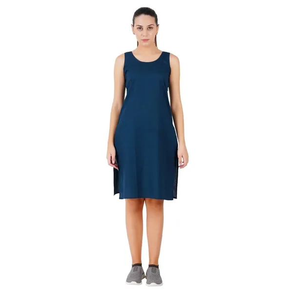Bottle_Green_Full_Knee_Length_Cotton_Camisole_Inner_Long_Slip_For_Women_-_Firm_Not_Stretchable_Slip_Lining_For_Kurti_And_Chikankari_Suits/Tops_-_Suits_Summer_And_Winter