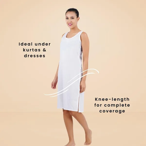 Blanco_White_Full_Knee_Length_Cotton_Camisole_Inner_Long_Slip_For_Women_-_Firm_Not_Stretchable_Slip_Lining_For_Kurti_And_Chikankari_Suits/Tops_-_Suits_Summer_And_Winter