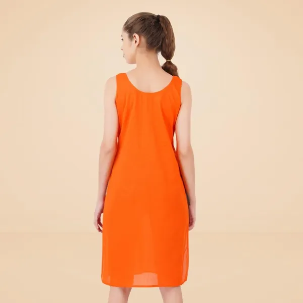 Coral_Orange_Full_Knee_Length_Cotton_Camisole_Inner_Long_Slip_For_Women_-_Firm_Not_Stretchable_Slip_Lining_For_Kurti_And_Chikankari_Suits/Tops_-_Suits_Summer_And_Winter