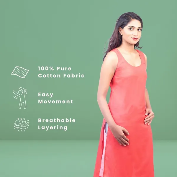 Chilly_Red_Full_Knee_Length_Cotton_Camisole_Inner_Long_Slip_For_Women_-_Firm_Not_Stretchable_Slip_Lining_For_Kurti_And_Chikankari_Suits/Tops_-_Suits_Summer_And_Winter
