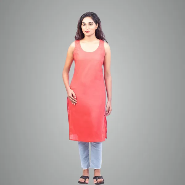 Chilly_Red_Full_Knee_Length_Cotton_Camisole_Inner_Long_Slip_For_Women_-_Firm_Not_Stretchable_Slip_Lining_For_Kurti_And_Chikankari_Suits/Tops_-_Suits_Summer_And_Winter