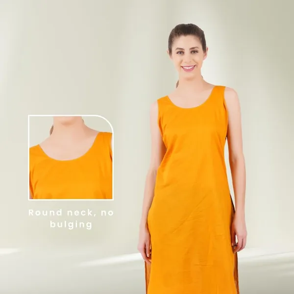 Fire_Yellow_Full_Knee_Length_Cotton_Camisole_Inner_Long_Slip_For_Women_-_Firm_Not_Stretchable_Slip_Lining_For_Kurti_And_Chikankari_Suits/Tops_-_Suits_Summer_And_Winter