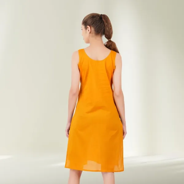 Fire_Yellow_Full_Knee_Length_Cotton_Camisole_Inner_Long_Slip_For_Women_-_Firm_Not_Stretchable_Slip_Lining_For_Kurti_And_Chikankari_Suits/Tops_-_Suits_Summer_And_Winter