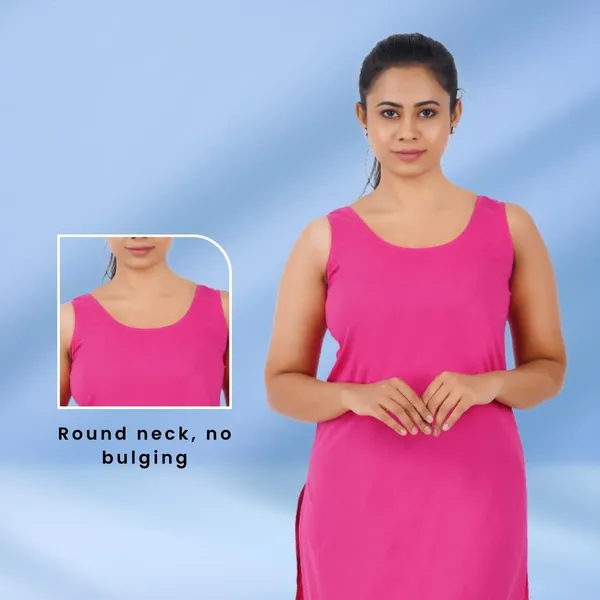 Hot_Pink_Full_Knee_Length_Cotton_Camisole_Inner_Long_Slip_For_Women_-_Firm_Not_Stretchable_Slip_Lining_For_Kurti_And_Chikankari_Suits/Tops_-_Suits_Summer_And_Winter