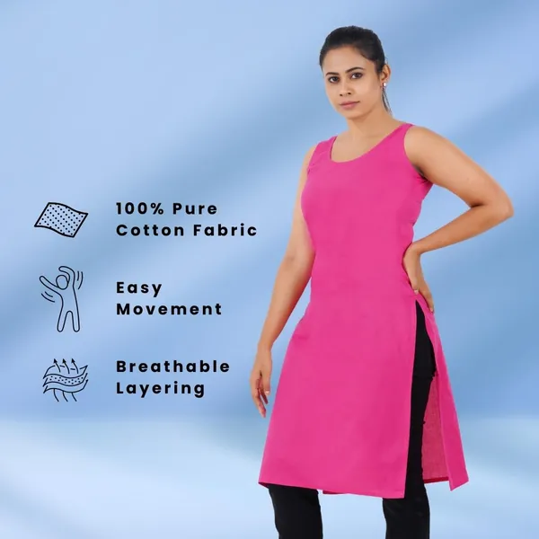Hot_Pink_Full_Knee_Length_Cotton_Camisole_Inner_Long_Slip_For_Women_-_Firm_Not_Stretchable_Slip_Lining_For_Kurti_And_Chikankari_Suits/Tops_-_Suits_Summer_And_Winter