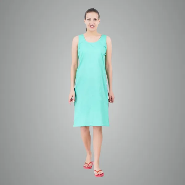 Light_Green_Full_Knee_Length_Cotton_Camisole_Inner_Long_Slip_For_Women_-_Firm_Not_Stretchable_Slip_Lining_For_Kurti_And_Chikankari_Suits/Tops_-_Suits_Summer_And_Winter