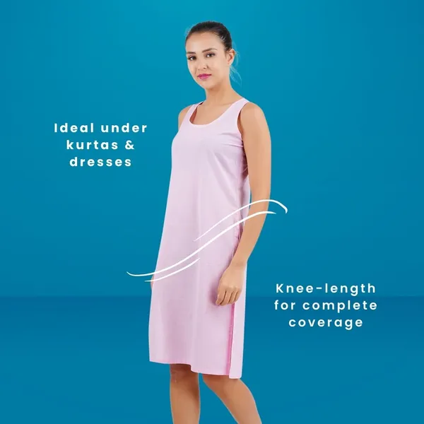 Light_Pink_Full_Knee_Length_Cotton_Camisole_Inner_Long_Slip_For_Women_-_Firm_Not_Stretchable_Slip_Lining_For_Kurti_And_Chikankari_Suits/Tops_-_Suits_Summer_And_Winter