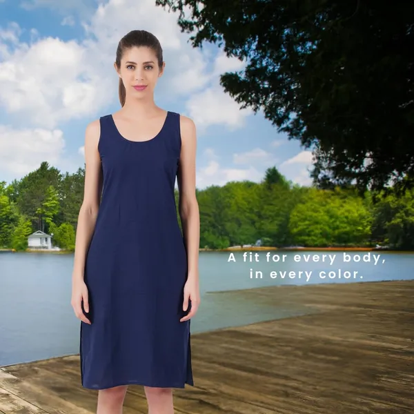 Midnight_Blue_Full_Knee_Length_Cotton_Camisole_Inner_Long_Slip_For_Women_-_Firm_Not_Stretchable_Slip_Lining_For_Kurti_And_Chikankari_Suits/Tops_-_Suits_Summer_And_Winter