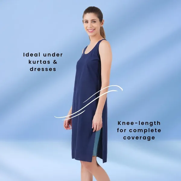 Midnight_Blue_Full_Knee_Length_Cotton_Camisole_Inner_Long_Slip_For_Women_-_Firm_Not_Stretchable_Slip_Lining_For_Kurti_And_Chikankari_Suits/Tops_-_Suits_Summer_And_Winter