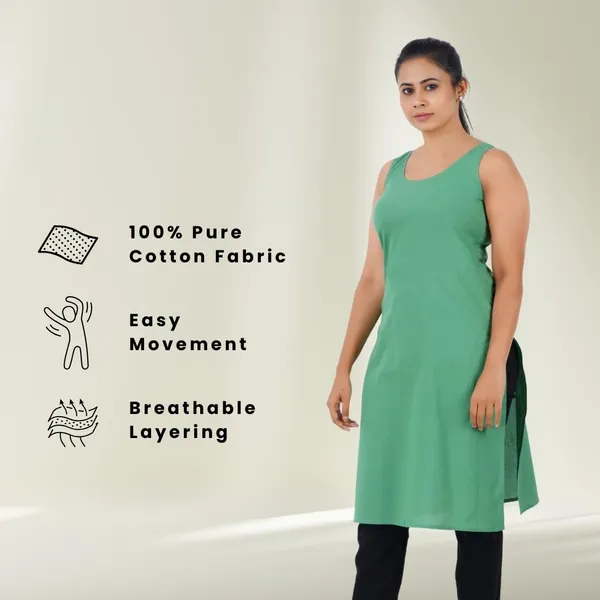 Olive_Green_Full_Knee_Length_Cotton_Camisole_Inner_Long_Slip_For_Women_-_Firm_Not_Stretchable_Slip_Lining_For_Kurti_And_Chikankari_Suits/Tops_-_Suits_Summer_And_Winter