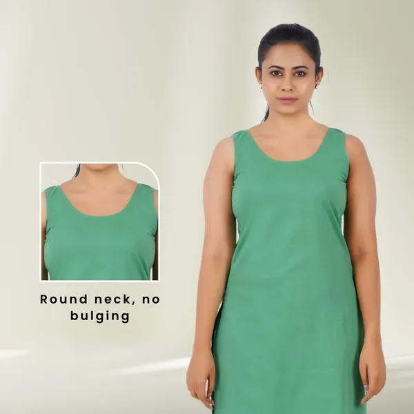 Olive_Green_Full_Knee_Length_Cotton_Camisole_Inner_Long_Slip_For_Women_-_Firm_Not_Stretchable_Slip_Lining_For_Kurti_And_Chikankari_Suits/Tops_-_Suits_Summer_And_Winter