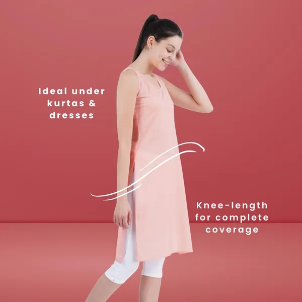 Peach_Full_Knee_Length_Cotton_Camisole_Inner_Long_Slip_For_Women_-_Firm_Not_Stretchable_Slip_Lining_For_Kurti_And_Chikankari_Suits/Tops_-_Suits_Summer_And_Winter