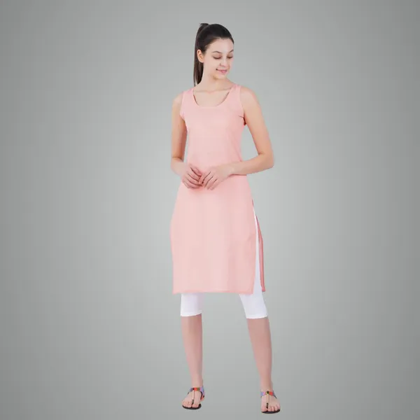 Peach_Full_Knee_Length_Cotton_Camisole_Inner_Long_Slip_For_Women_-_Firm_Not_Stretchable_Slip_Lining_For_Kurti_And_Chikankari_Suits/Tops_-_Suits_Summer_And_Winter