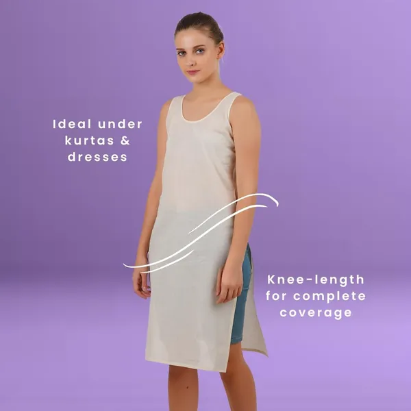 Raw_Cotton_Full_Knee_Length_Cotton_Camisole_Inner_Long_Slip_For_Women_-_Firm_Not_Stretchable_Slip_Lining_For_Kurti_And_Chikankari_Suits/Tops_-_Suits_Summer_And_Winter