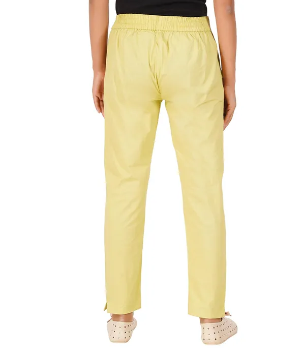 Green_Banana_Girls_Cotton_Pants_-_Stretchable_-Solid_Cigarette/Pencil_Style_-Ankle_Fit_-Outdoor_|_School_Wear