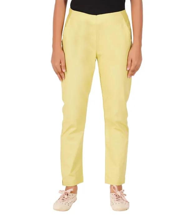 Green_Banana_Girls_Cotton_Pants_-_Stretchable_-Solid_Cigarette/Pencil_Style_-Ankle_Fit_-Outdoor_|_School_Wear
