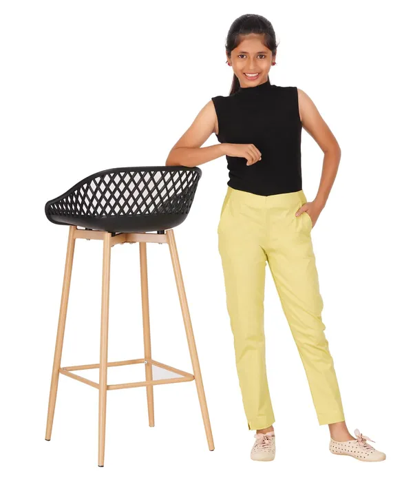 Green_Banana_Girls_Cotton_Pants_-_Stretchable_-Solid_Cigarette/Pencil_Style_-Ankle_Fit_-Outdoor_|_School_Wear