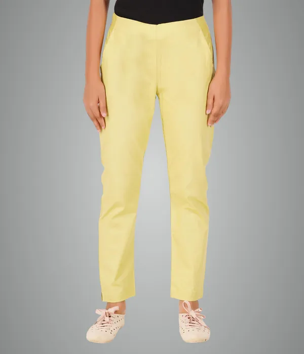 Green_Banana_Girls_Cotton_Pants_-_Stretchable_-Solid_Cigarette/Pencil_Style_-Ankle_Fit_-Outdoor_|_School_Wear
