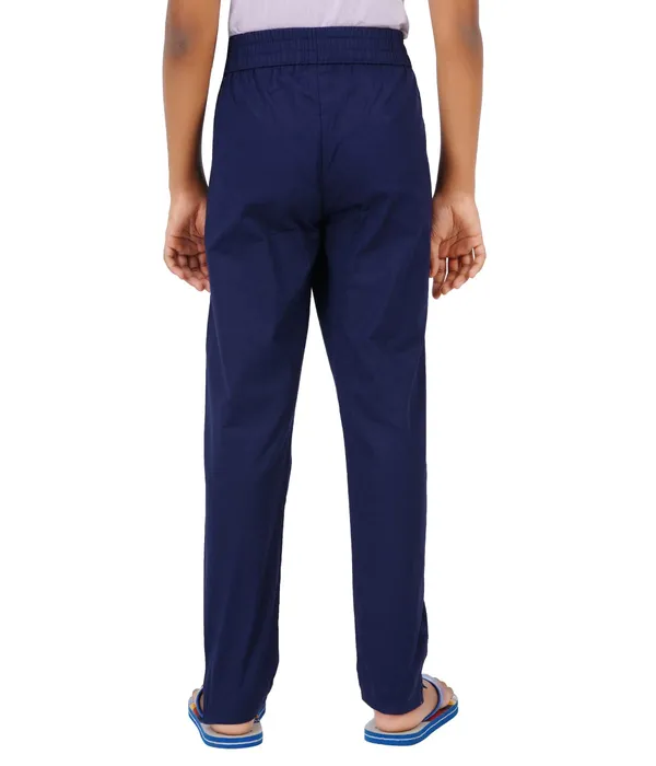 Midnight_Blue_Girls_Cotton_Pants_-_Stretchable_-Solid_Cigarette/Pencil_Style_-Ankle_Fit_-Outdoor_|_School_Wear
