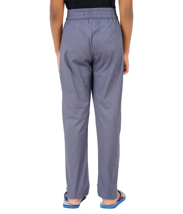 Steel_Grey_Girls_Cotton_Pants_-_Stretchable_-Solid_Cigarette/Pencil_Style_-Ankle_Fit_-Outdoor_|_School_Wear