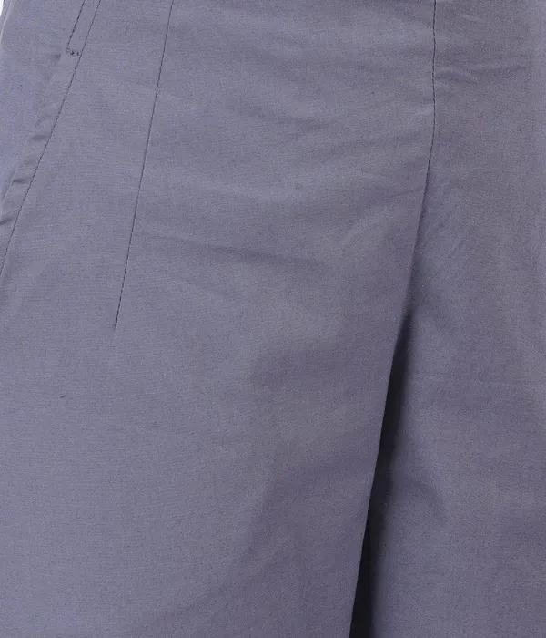 Steel_Grey_Girls_Cotton_Pants_-_Stretchable_-Solid_Cigarette/Pencil_Style_-Ankle_Fit_-Outdoor_|_School_Wear