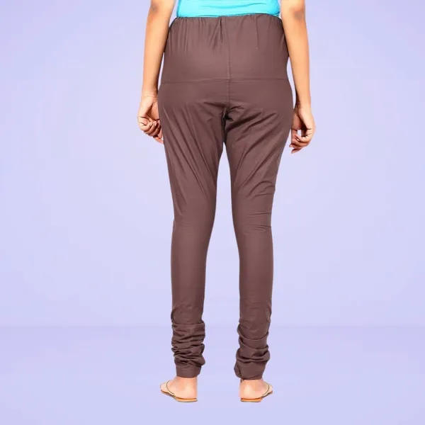 Coffee_Brown_Cotton_Ethnic_Churidar/Gathering_Pants_For_Women,_Drawstring_Waist,_Ethnic_Regular_Fit_For_Office,_Party_&_Outdoor_Wear