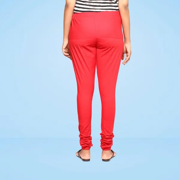 Chilly_Red_Cotton_Ethnic_Churidar/Gathering_Pants_For_Women,_Drawstring_Waist,_Ethnic_Regular_Fit_For_Office,_Party_&_Outdoor_Wear