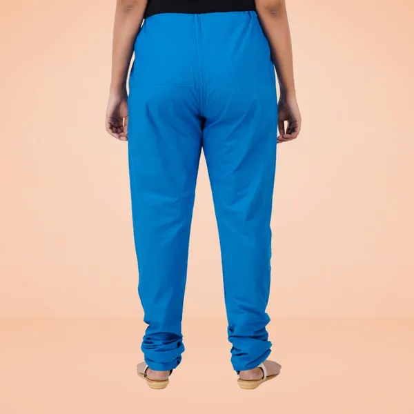 Estate_Blue_Cotton_Ethnic_Churidar/Gathering_Pants_For_Women,_Drawstring_Waist,_Ethnic_Regular_Fit_For_Office,_Party_&_Outdoor_Wear