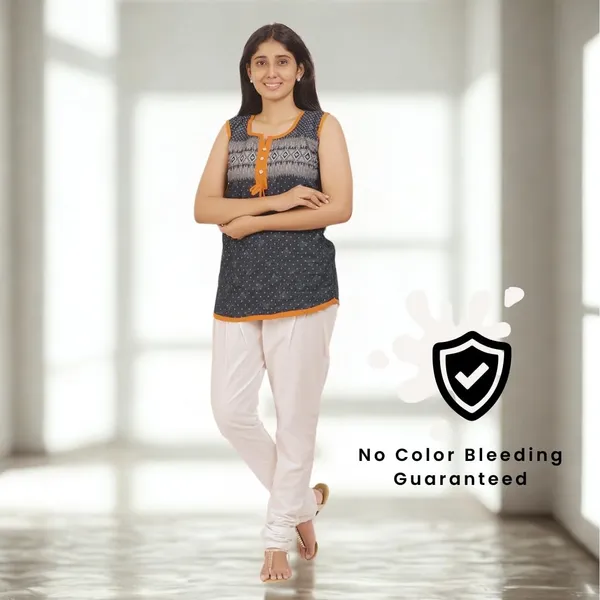 Off_White_Cotton_Ethnic_Churidar/Gathering_Pants_For_Women,_Drawstring_Waist,_Ethnic_Regular_Fit_For_Office,_Party_&_Outdoor_Wear