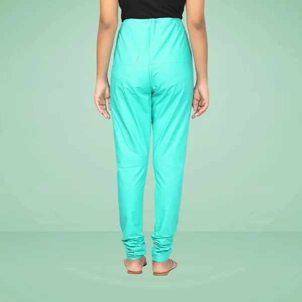 Rama_Green_Cotton_Ethnic_Churidar/Gathering_Pants_For_Women,_Drawstring_Waist,_Ethnic_Regular_Fit_For_Office,_Party_&_Outdoor_Wear